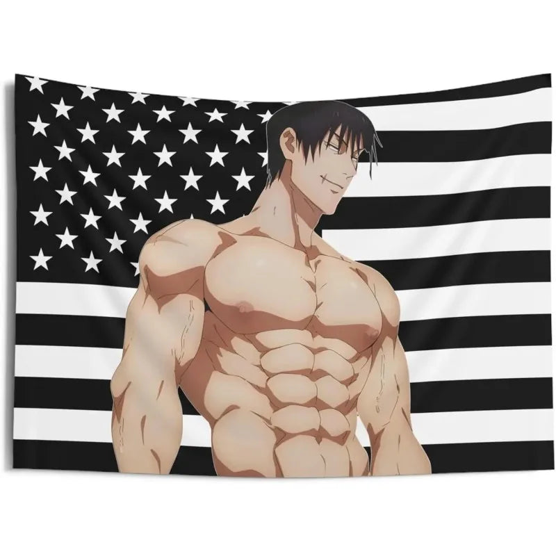 Toji American Flag Tapestry