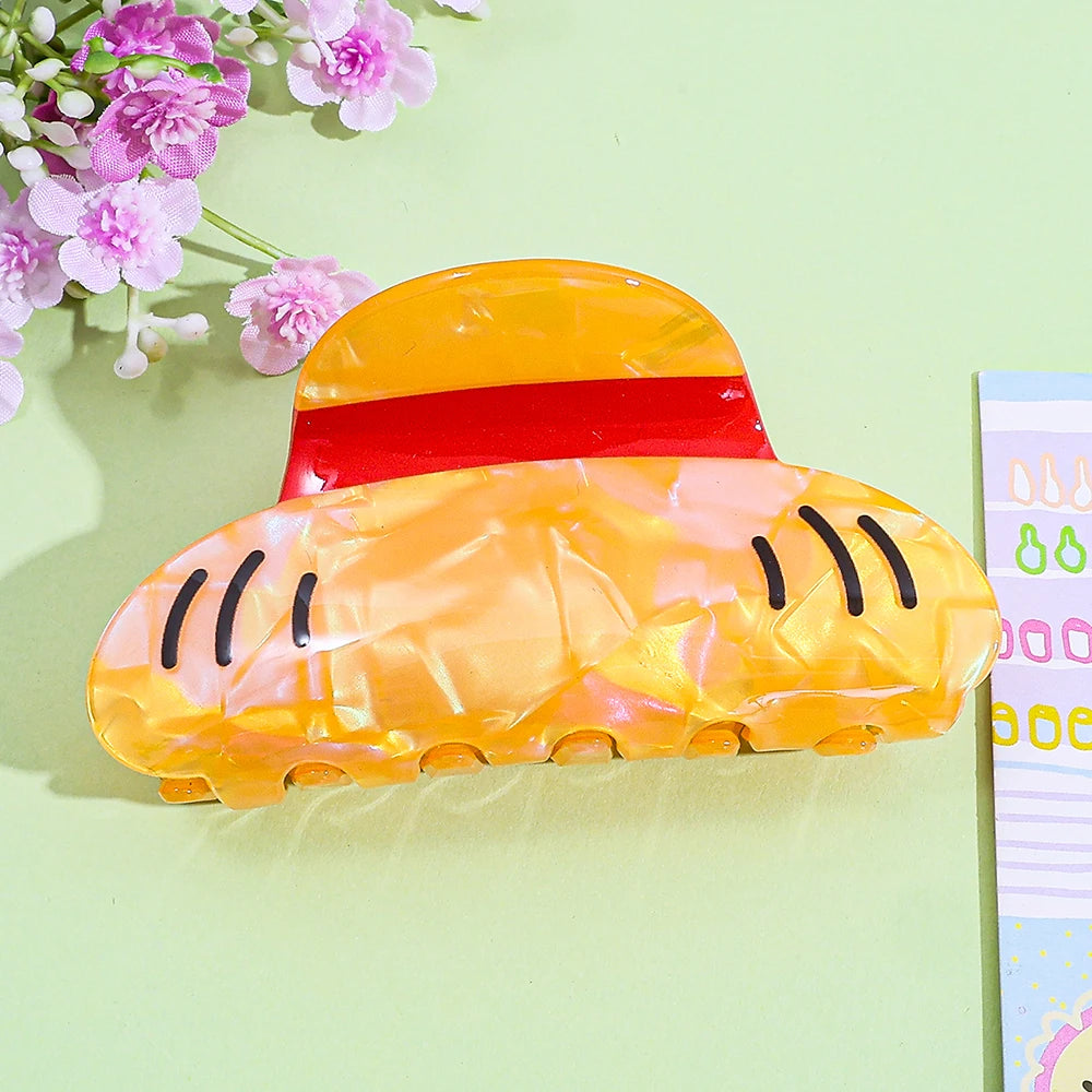 Straw Hat Hair Claw