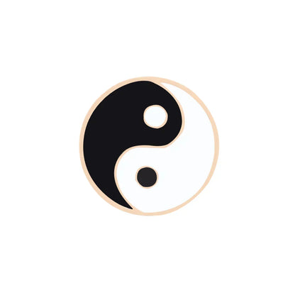 Yin Yang Fish Enamel Pin