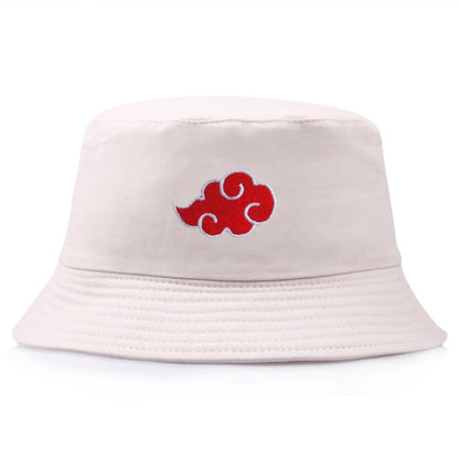 Red Cloud Print Bucket Hat