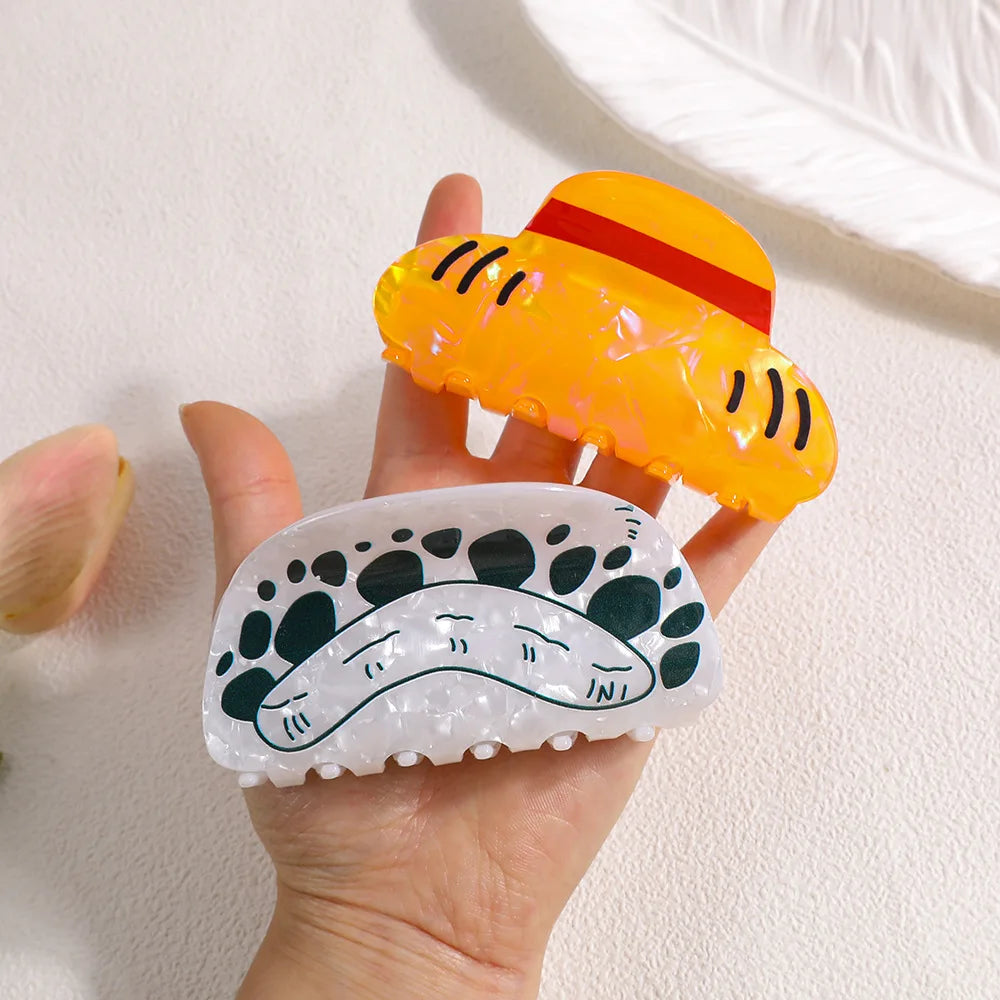 Straw Hat Hair Claw