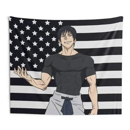 Toji American Flag Tapestry