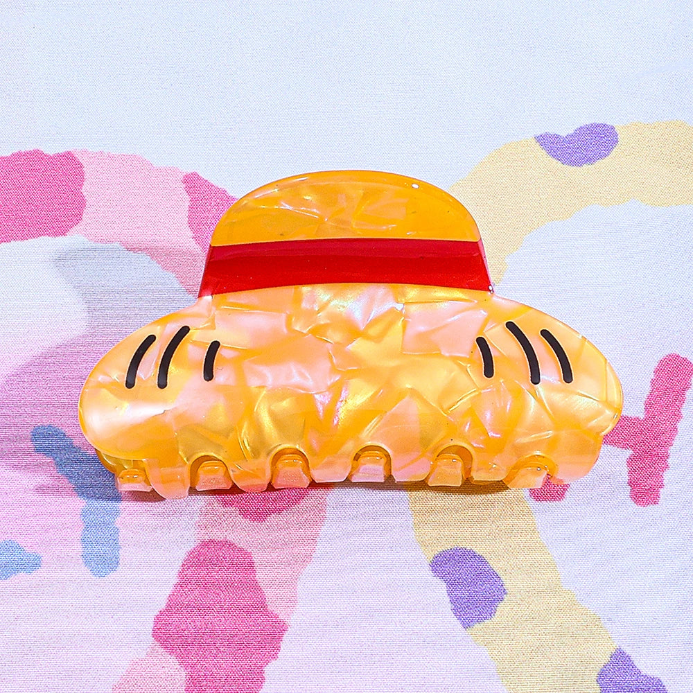 Straw Hat Hair Claw