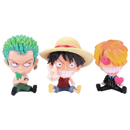 One Piece Q Version Sitting Figures