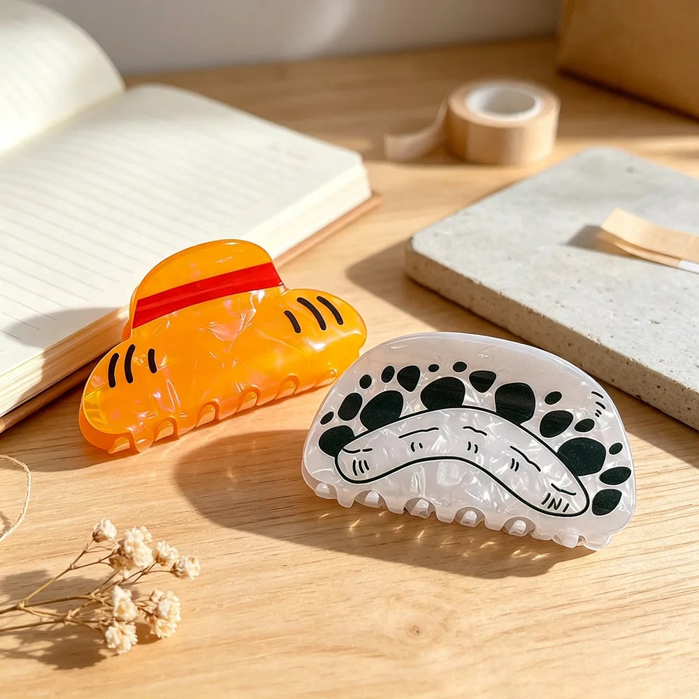 Straw Hat Hair Claw