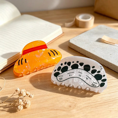 Straw Hat Hair Claw